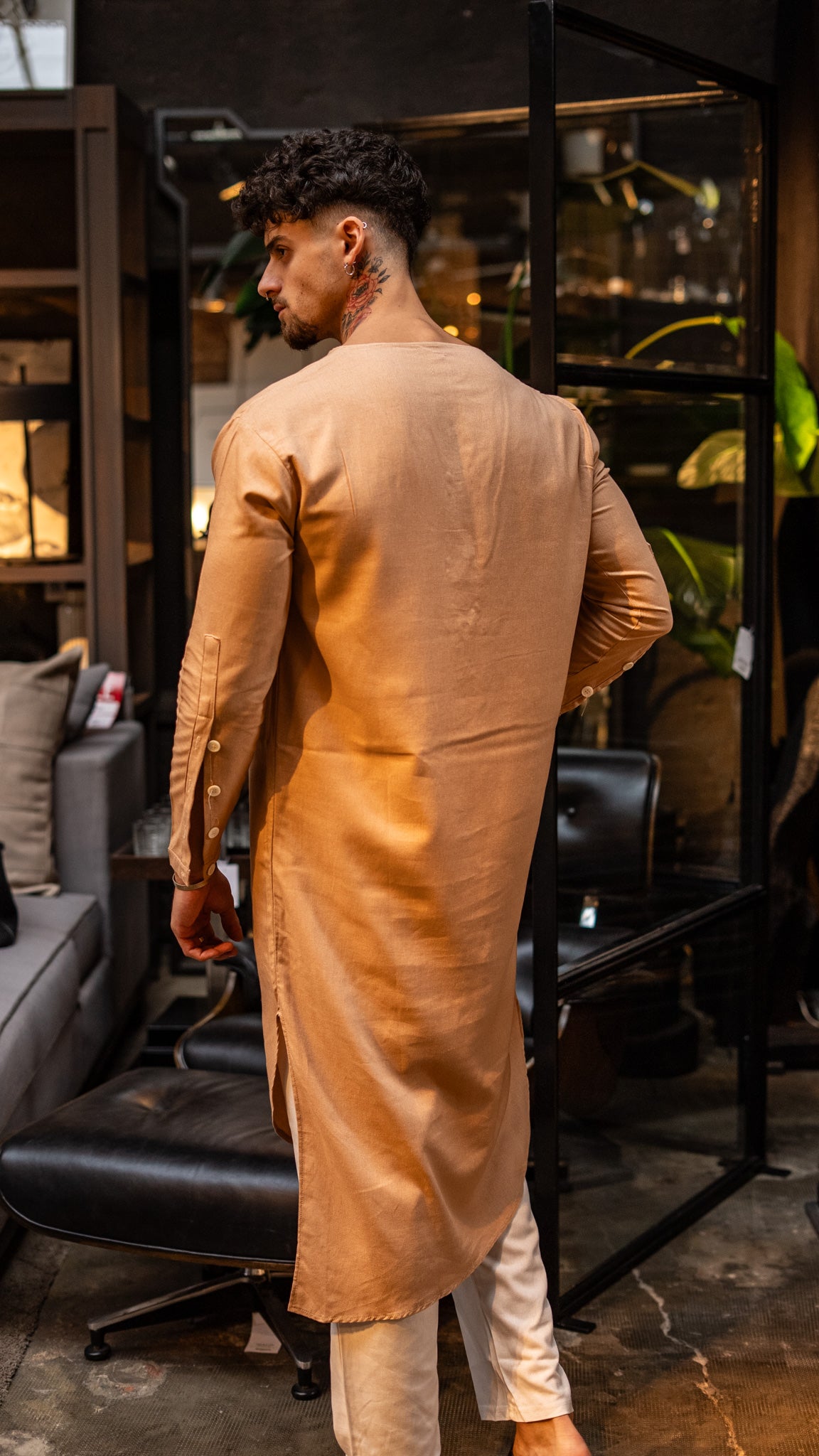 Tunica de lino Sahara