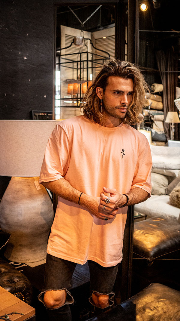 Camiseta oversize || Salmon