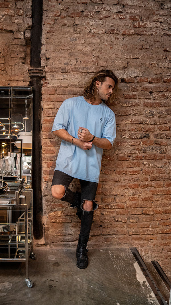 Camiseta oversize || Sky