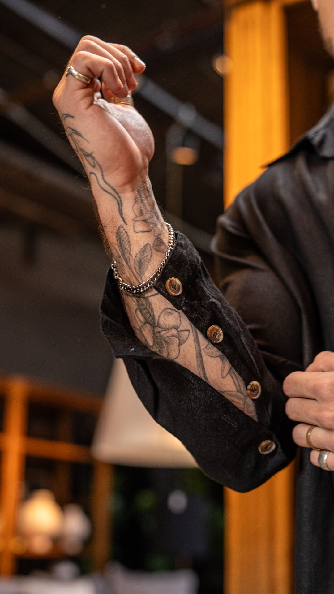 Camisa de lino Ibiza Black Raven