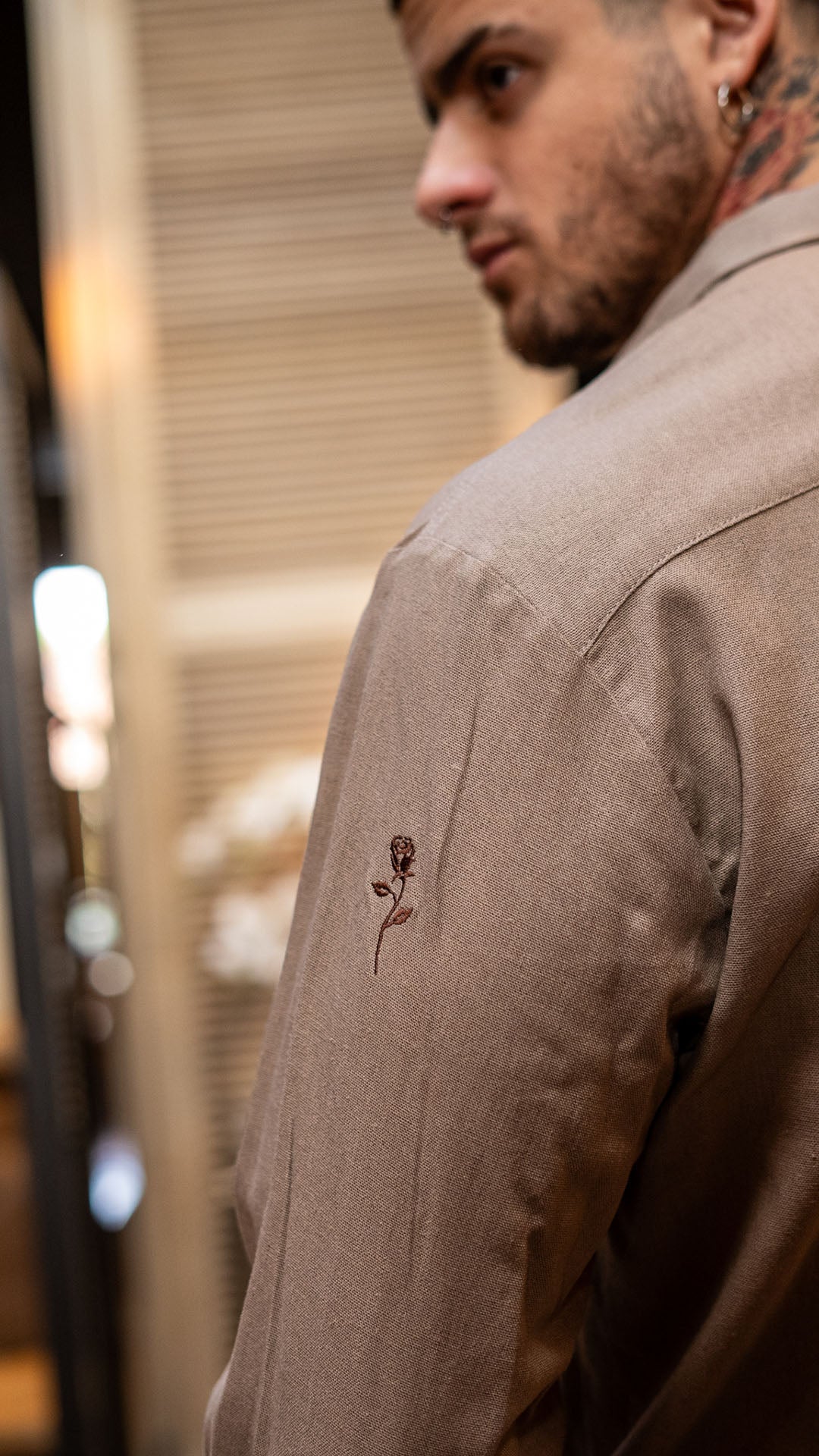 Camisa de lino Ibiza Tierra