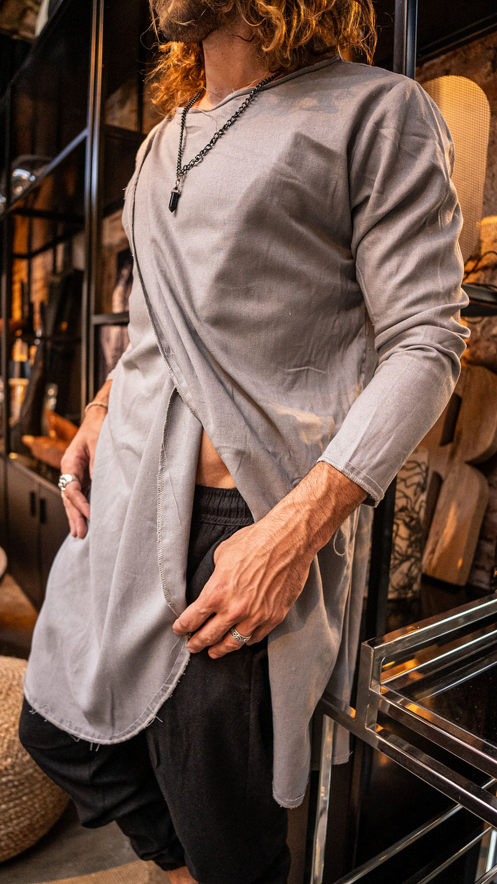 Camisola de lino Perla