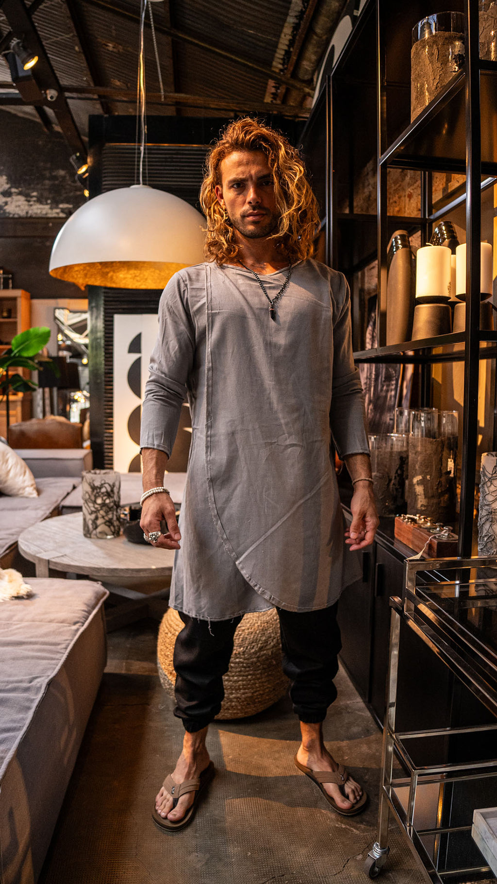 Camisola de lino Perla